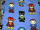 Lavender Super Heroes Cotton Lycra 30"