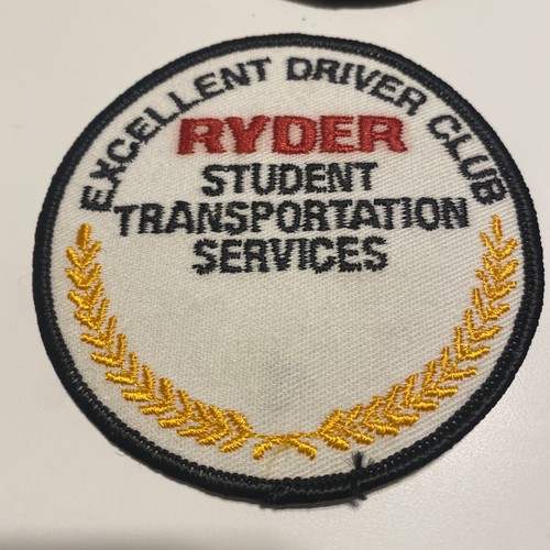 Lot of 4 Patches Driver of the Month & Excellent Ryder Student Transportation - Picture 2 of 6