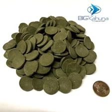 ALGAE WAFERS FISH FOOD TROPICAL PLECO CATFISH BOTTOM FEEDER ALGAE EATER - 18mm