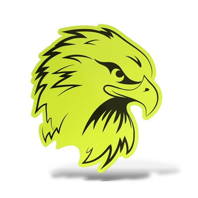 erreinge Sticker x2 Falco FALCHI SX e DX Adesivo Sagomato in PVC per Decalcomania Parete Murale Auto Moto Casco Camper Laptop - cm 10