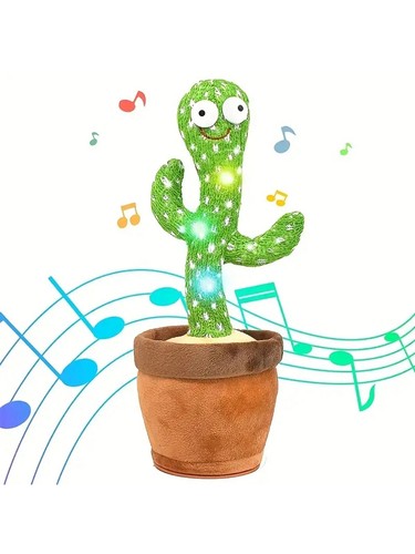 1Pc-Dancing Talking Cactus Toys for Baby Boys and Girls, Singing Mimicking Recor - Picture 13 of 13