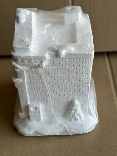 CALIFORNIA CREATIONS NEW UNPAINTED PLASTER BUILDING POST OFFICE 10214 RARE - Picture 6 of 9