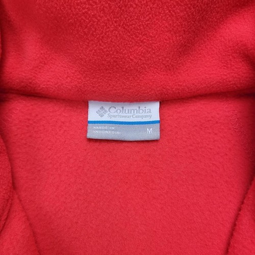 Columbia Fast Trek II Zip Fleece Sweater Jacket Womens Medium Orange Lightweight - Picture 4 of 5