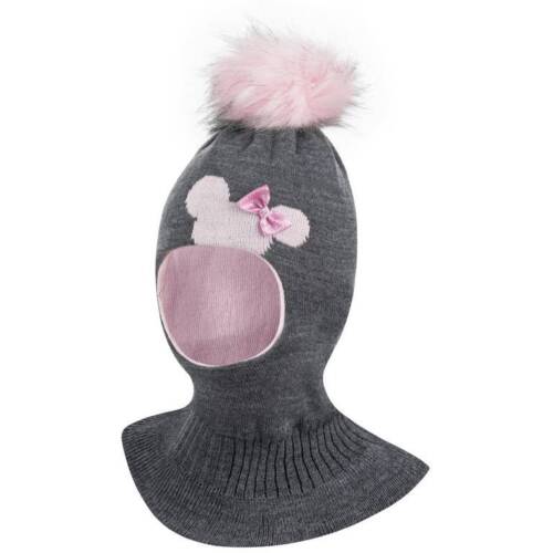 Wintermütze Schalmütze Strickmütze Schlupfmütze warme Mädchenmütze Bommelmütze - Bild 4 von 10