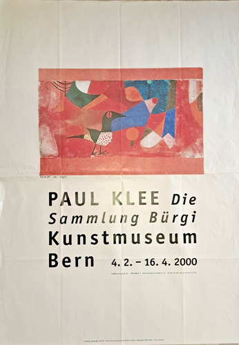 Paul Klee La colección Bürgi museo de arte Berna cartel 2000 pájaro del bosque - Imagen 4 de 9