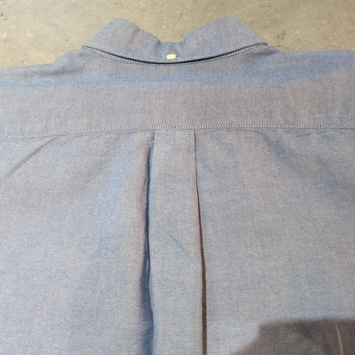 Farah 1920 Small Blue Long Sleeve Oxford Shirt Measurements On Pics - Picture 9 of 9
