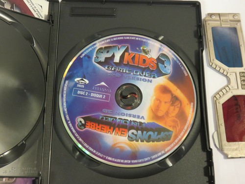 SPY KIDS 3-D GAME OVER & 2 THE ISLAND OF LOST DREAMS 3 DVD LOT LAVAGIRL SHARKBOY - Picture 11 of 12