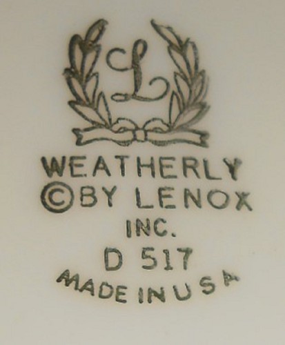 Juego (4) Platos de Ensalada Lenox PATRÓN CLIMÁTICO HECHO EN EE. UU.  - Imagen 5 de 10