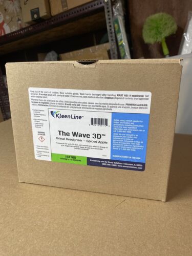 (10er-Pack) NEU The Wave 3D Urinal Deodorizer Bildschirm - gewürzter Apfel
