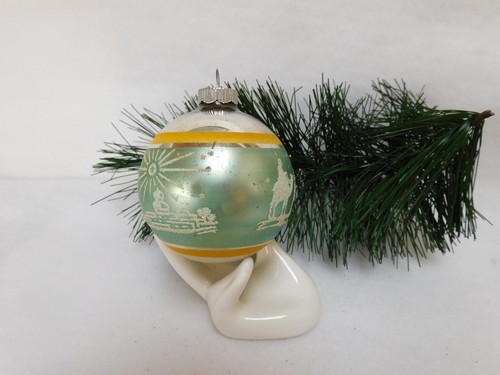 VINTAGE SHINY BRITE CHRISTMAS ORNAMENT NATIVITY WISEMEN CAMELS STAR PRETTY COLOR - Picture 8 of 16
