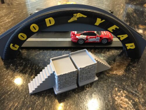 EXTENSORES DE ALTURA Scalextric de 4 carriles para DUNLOP GOODYEAR C641 C700 SIN PUENTE pie - Imagen 2 de 12