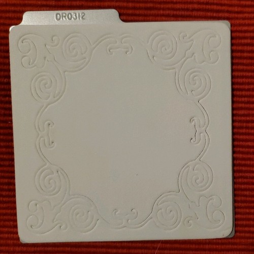 Azulejos troquelados QuicKutz 4x4 4 diseños - florales, doily, borde, marco para grabado - Imagen 4 de 13