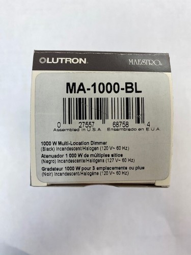 Lutron Maestro Dimmschalter für Glühlampen und Halogen, 1000 Watt, einpolig - Bild 1 von 4