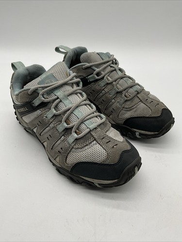 Zapatos de senderismo Merrell Mesa Ventilator II azul/gris para mujer talla 7 suela Vibram - Imagen 1 de 24