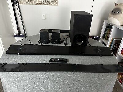 Sony HT-NT5 Soundbar And Subwoofer With SRS-ZR5 Rear Sony HT-NT5 Soundbar And Subwoofer With SRS-ZR5 Rear