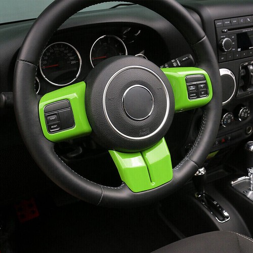 Steering Wheel Cover Trim for Jeep Wrangler JK/Compass/Patriot/Grand Cherokee - Foto 4 di 8