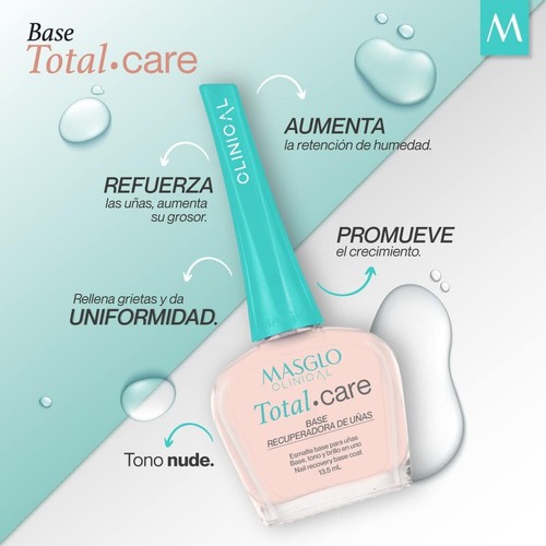 MASGLO Esmalte Bases Fortalecedoras Colombian Nail Polish Strengthen Weak Matte - Picture 5 of 14