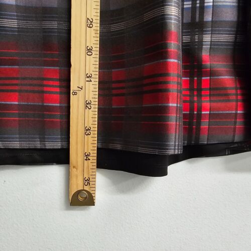 NWT Brooks Brothers Dress Size 0 PETITE Tartan Jacquard Black Red Pleated $398 - Picture 16 of 18