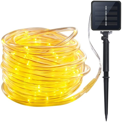 2PACK 12M Outdoor Solar LED Rope Fairy String Lights Garden Patio DIY Decor Lamp - Picture 10 of 18