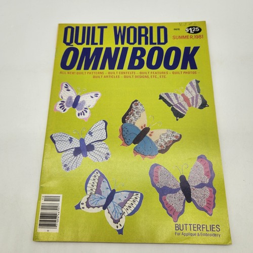Quilt World Omni Book 1981 Lot of 5 Christmas Winter Fall Summer Spring Uncut - Picture 14 of 17
