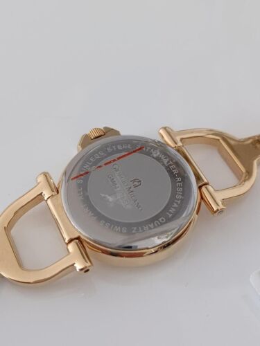 Giorgio Milano Luxury Women’s Watch Gold Tone Quartz SWISS NEW - Picture 9 of 13