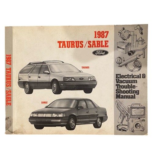 1987 FORD Taurus Sable Circuits Electrical & Vacuum Troubleshooting Manual - Picture 1 of 4