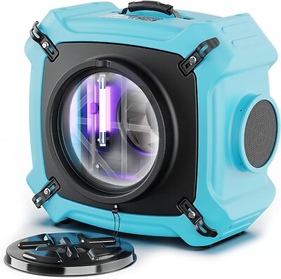 ALORAIR 550CFM Air Scrubber 3 Stage Filtr UV-C Sterilization System Air Purifier