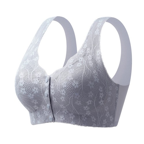 Front Open Buckle Bra Women Lingerie Underwear Gather Push Up Seamless Wireless - Picture 24 of 29