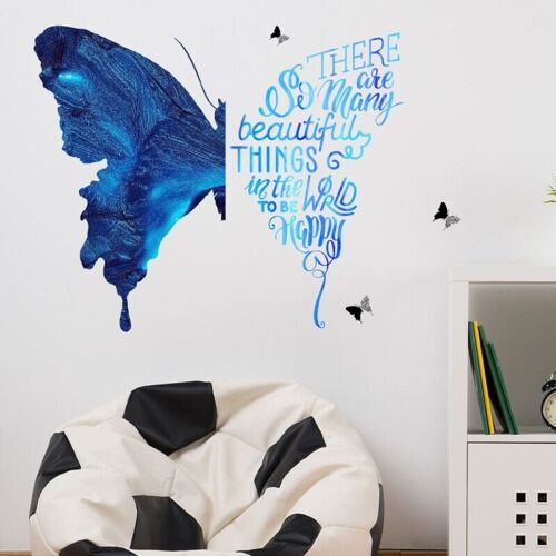 Removable Butterfly Wall Sticker Mural Art Decal Girls Bedroom Home Decor Quotes - Picture 2 of 5