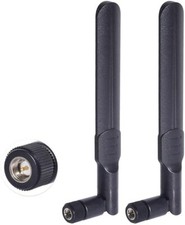 2 x WiFi Antenna 2.4G/5GHz 8dBi SMA Male Antenna for Security IP Camera Recorder