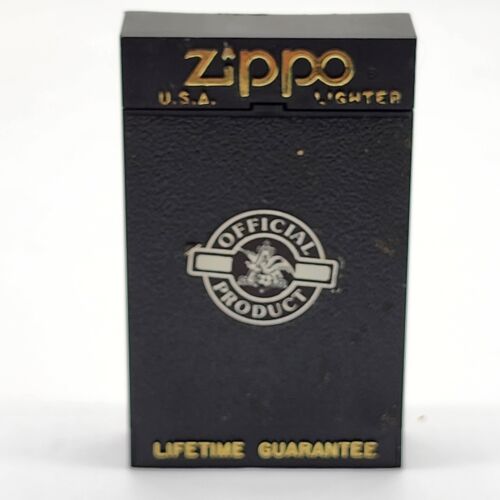 ZIPPO 1995 BUD LIGHT BEER AD POLISHED CHROME LIGHTER - Picture 5 of 7