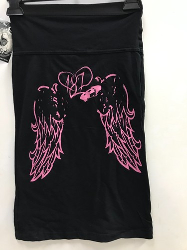 187 Inc Women's Tube Top " Wings" Black - Picture 2 of 2