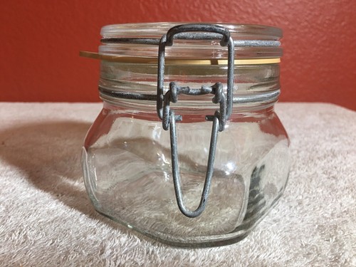 Bormioli Rocco 0.5L Swing Top Fido Jar - Clear Lid - Picture 8 of 9