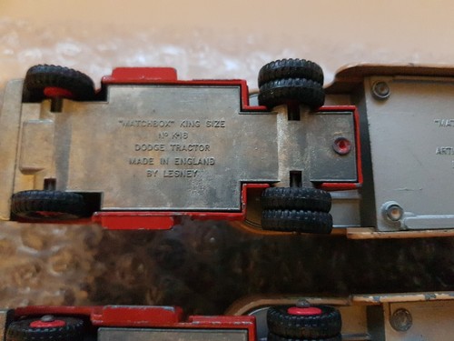 Matchbox King Size K-18: Dodge Tractor & Articulated Horse Van Vgc X2 - Picture 18 of 19