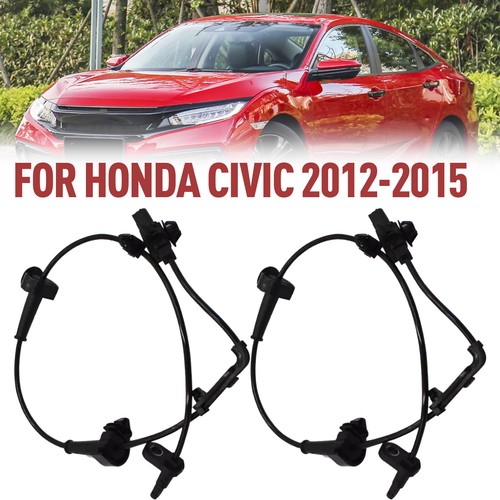 ABS Wheel Speed Sensor 2-Pack For 2012-2015 Honda Civic Replacement w/Hardware - Imagen 2 de 12