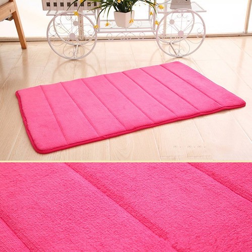 Foam Coral Fleece Floor Mat Soft Skid Resistant Quick Dry Floor Carpet for Spa  - Picture 9 of 31