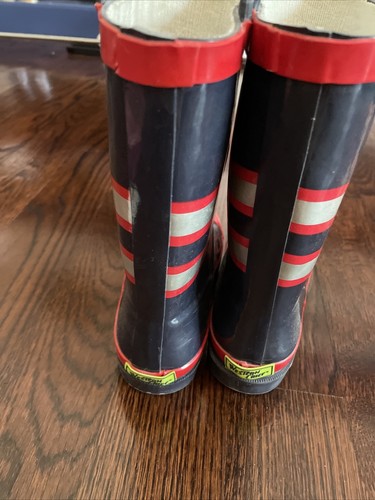Western Chief Boys Kids Fire Chief Fireman Waterproof Rain Boots Size 13/1 - Picture 4 of 7