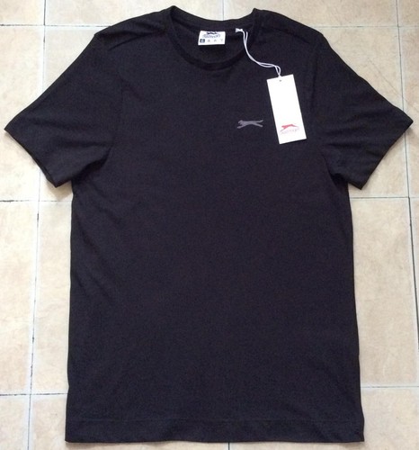 New Mens Slazenger Black Short Sleeve T-shirt Size XS BNWT