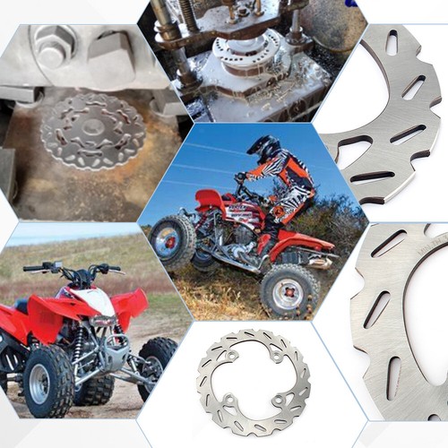 For Suzuki Quadsport Z400 LTZ 400 2x4 03-14 KFX400 Front Rear Brake Disc Rotors - Picture 15 of 20