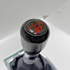 SCHWARZER 6 SPORT GEWICHTETER SCHALTKNAUF für FOCUS MK2 ST 225 2.5 TURBO 2006-12