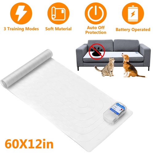 2PCS 60x12" Electric Repellent Training Mat Keeps Pet Off Scat Dog Cat Shock Pad - Picture 3 of 14