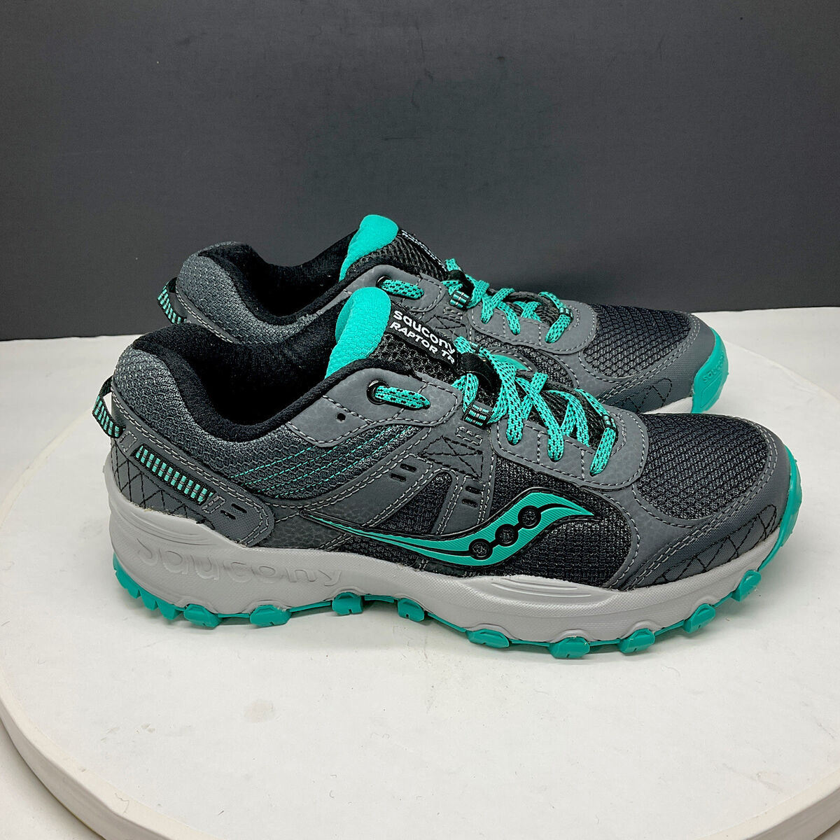 Saucony Shoes Womens 6.5 Grid Raptor TR 2 Charcoal Teal Running Sneaker 15427 1 eBay