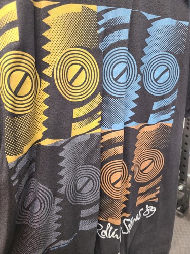 Rolling Stones Vintage T-Shirt 1989 Steel wheels orginal. size M Mint never worn - Imagen 5 de 6