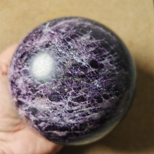 4,06 Pfund natürliche tolle schöne Charoit Kristall Kugel Heilung S278 - Bild 10 von 20