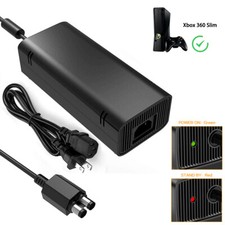 For Microsoft Xbox 360 Slim Power Supply Adapter Brick Charger Power Cord Cable
