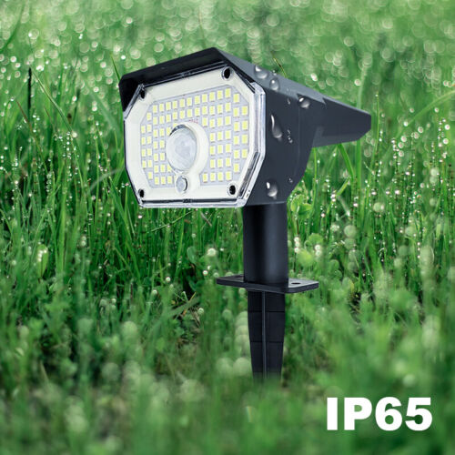 Solar Wall Spot Lights 76LED Outdoor Garden Landscape Yard Pathway Lamp 3 Modes - Picture 7 of 9