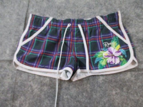 ROXY Board Shorts Boardies 14 Playa/Piscina/Natación Cordón Cuadros - Imagen 2 de 9