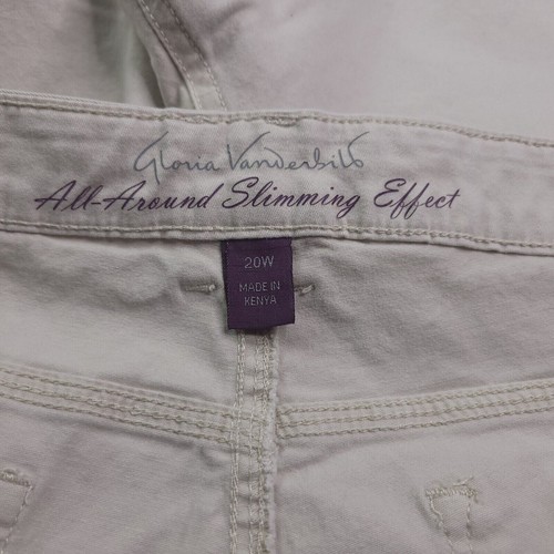 Gloria Vanderbilt All Round Slimming Effect Bermuda Jean Short Plus Sz 20 W - Picture 4 of 6