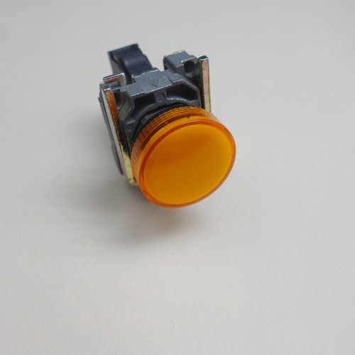 1pc 22MM XB4 YELLOW Pilot light LED FITS XB4BVG5 110V AC - Picture 5 of 10