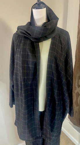 Eskandar Vintage Designer 100% Cashmere A-line Shawl Collar Jacket & Pant Set - Picture 5 of 17